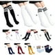 thumbnail image 4 of Minnieouse Calcetines de tubo medio Algodón puro Forro cómodo Gran elasticidad Medias lindas Diseño de rayas Absorbente de sudor para niños Medias tipo 24 Minnieouse AP009517-24, 4 of 6