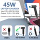 thumbnail image 4 of Cargador portátil Hadepa 45 W 19,5 V 2,31 A para HP Pavilion 13 14 15, 4 of 9