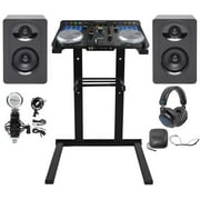 Hercules Universal DJ USB Bluetooth Controller+Stand+Mic+Headphones+Speakers