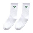 thumbnail image 1 of FLOOF Chaussettes de Tennis en Blanc avec Raquette, T/u, 1 of 1