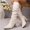 White, variant on Amzcrzy Knee High Boots Women Women's Fashionable and Casual Winter Style Knee-High Pleated Boots Solid Color Splicing Pointed Toe Thick Heel Mid-Heel Knee-High Boots Thigh High Boots Women's Boots