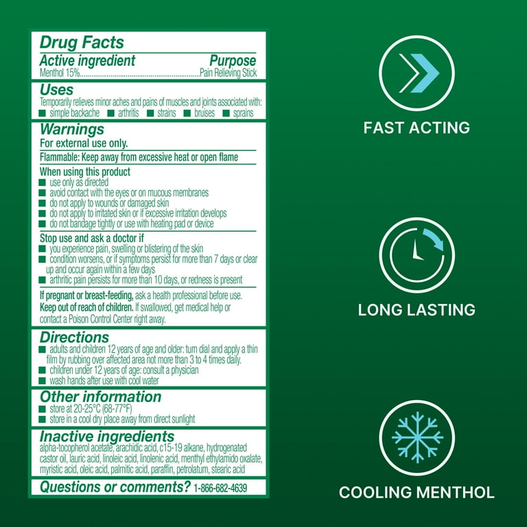 BioFreeze Dry Stick Pain Reliever, 0.76 oz photo 4
