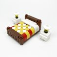 thumbnail image 1 of City MOC  Small Configuration Building Blocks Creative Bedroom Granular Neutral Bed Ornaments, 1 of 7
