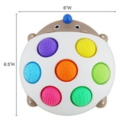 Spark Create Imagine Hedgehog Popper Sensory Learning Fidget Toy Push Pop