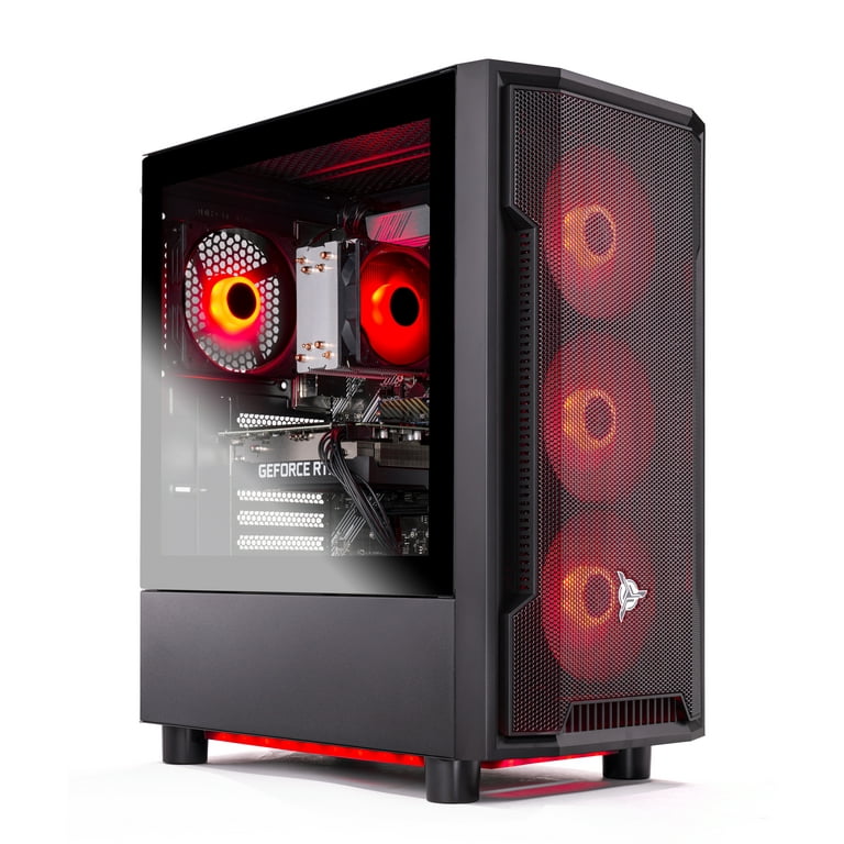 Skytech Shadow Gaming PC Desktop, AMD Ryzen 5 5500, NVIDIA Skytech Shadow Gaming PC Desktop, AMD Ryzen 5 5500, NVIDIA