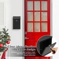 thumbnail image 6 of Metal Donation Box with Lock and 2 Keys Wall Mounted Cash Money Box with Slot for Cash Deposit Money Drop Boxes Suggestion Box Collection Box Ballot Box for Home Office Outdoor, 6 of 8