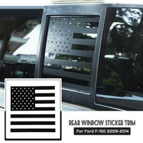 Mduoduo American Flag Rear Middle Sticker Decal Vinyl Trim For Ford F150 F-150 2009-2014 Interior Accessories Car Accessories