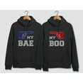 thumbnail image 2 of My BAE - My BOO - Gift for Couples His & Hers Valentine's Matching Set Hoodies My Bae Black XX-Large / My Boo Black XX-Large, 2 of 6