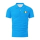 thumbnail image 4 of Blusa y camisa de manga corta con cuello vuelto para hombre, estilo informal, con estampado del Día de San Patricio, botones deportivos, de cedro, de manga corta, con cuello vuelto, de poliéster., 4 of 5