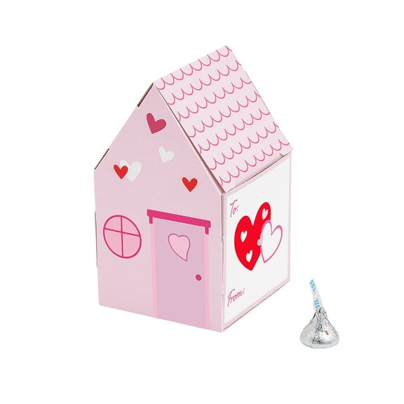 Valentine’s Day Favor Boxes, Party Supplies, Valentine's Day, 12 Pieces