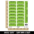 thumbnail image 2 of Emailed Blank Box for Date Signature Sticker Set - Light Green - Gloss Finish - 2.00" Large, 2 of 7