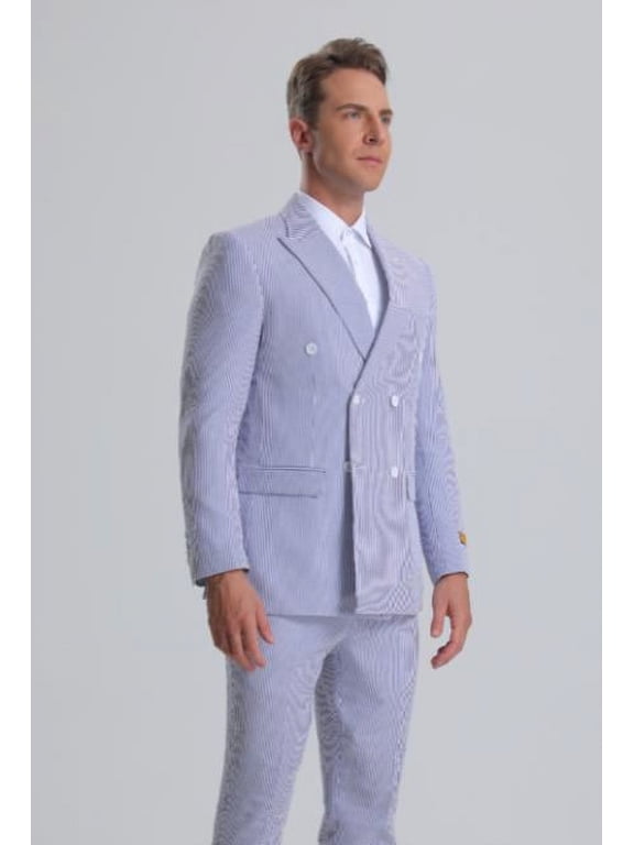 - Summer Suit - Cotton Suit - Light Blue