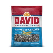 Buffalo Ranch Flavored Salted Roasted Jumbo Sunflower , Keto Friendly Snack, 5.25 OZ Bags, 12 Pack
