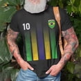 thumbnail image 3 of Brazil 10 Soocer Jersey Brazil Football Fan Soccer V4 Men Women Tshirt Graphic Print Unise, 3 of 6