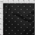 thumbnail image 3 of oneOone Rayon Black Fabric Block Craft Projects Decor Fabric Printed By The Yard 56 Inch Wide, 3 of 4