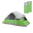 thumbnail image 1 of Ozark Trail 3-Piece Camping Combo, Green Color, Include 2 Sleeping Bag, Maximum Occupancy Is 6 Person, 1 of 8