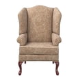 thumbnail image 4 of Pemberly Row Contemporary Cream Traditional Wingback Accent Chair, 4 of 8