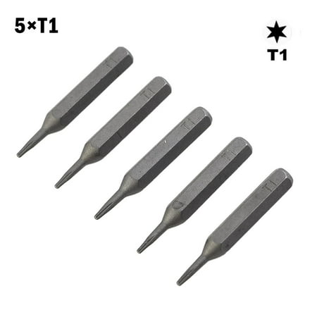 

H4×28mm Small Torx Screwdriver Bits T1 T2 T3 T4 T5 T8 T9 T10 4mm Hex Shank