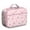 Pink-62, variant on Berry Themed Thermal Lunch Bag - Strawberries & Flowers, Spill-Resistant Interior, Compact & Stylish