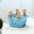 thumbnail image 4 of Fufafayo under $5 Strong Plastic Clothespins, 30Pack Heavy Duty Laundry Clothes Pins with Storage Basket, Strong Clips, Non-Slip Clothes Pegs, Chip Clips, Hanger Clip, Windproof, Heatproof, 4 of 6