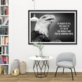 thumbnail image 2 of EzPosterPrints - Most Popular Eagle Theme Quote Posters - Power Strength Brave Motivational Quotes Poster Printing - Wall Art Print for Home Office - LET GO - 48X32 inches, 2 of 6