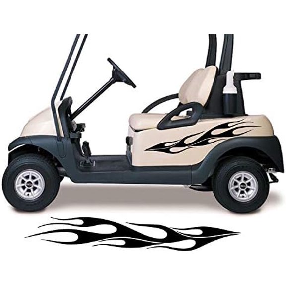 Golf Cart Decals Accessories Two Color Go Cart Stickers GCA1223