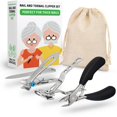 thumbnail image 1 of Healthy Seniors Cortauñas completas y cortaúñas para personas mayores con uñas gruesas Cortaúñas para dedos gordos para uñas gruesas Cortaúñas para dedos de los pies de mango largo resistente para uña, 1 of 5