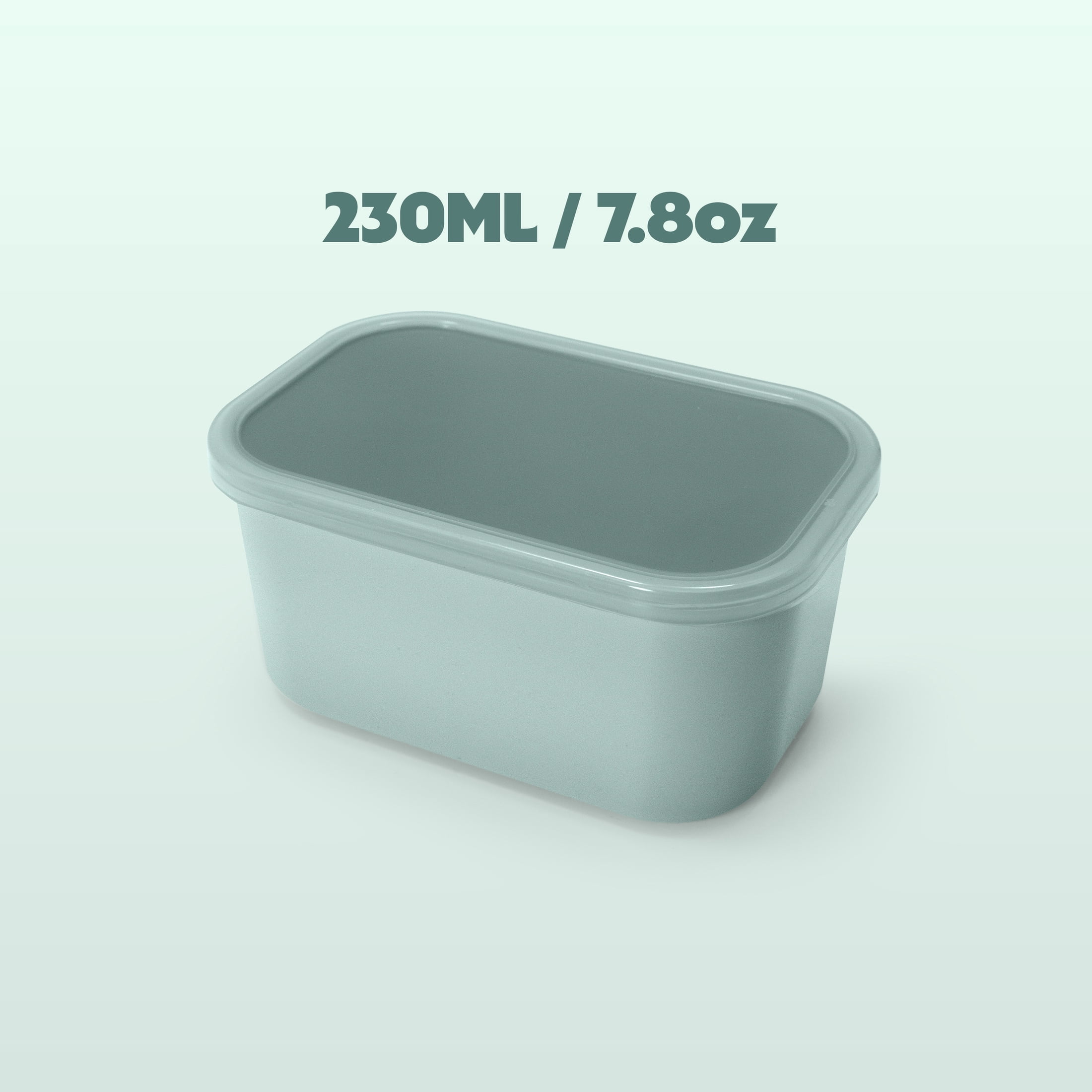 Cook with Color 4 Piece Snackle Box Pods with Lids, Sage, Portable and Dishwasher Safe, Well Suited for Sausces, Snacks, and Small Lunch Items