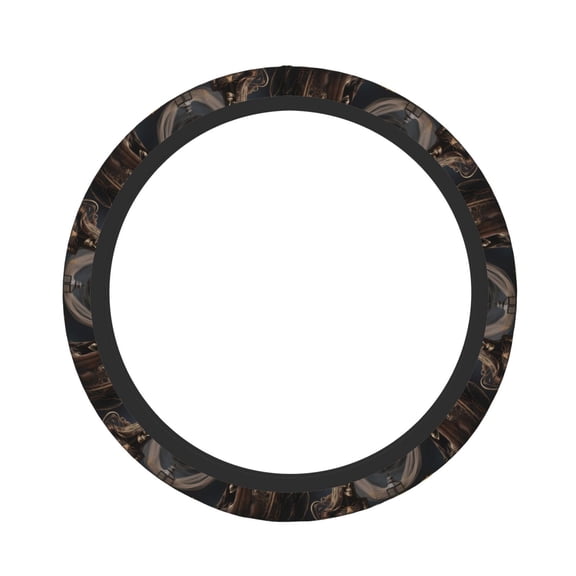 Logiee Modern Skull Sisters Print Breathable Elastic Steering Wheel Cover, Non-Slip Stretch Steering Wheel Protector,Universal 15 Inch Fit Auto, Suvs, Truck