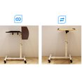thumbnail image 2 of RUNROTOO Lifting Laptop Table Light Brown Portable Adjustable Bedside Desk for Convenient Home Use, 2 of 6