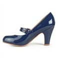 thumbnail image 4 of Brinley Co. Women's Medium and Wide Width Mary Jane Patent Leather Pumps, 4 of 4