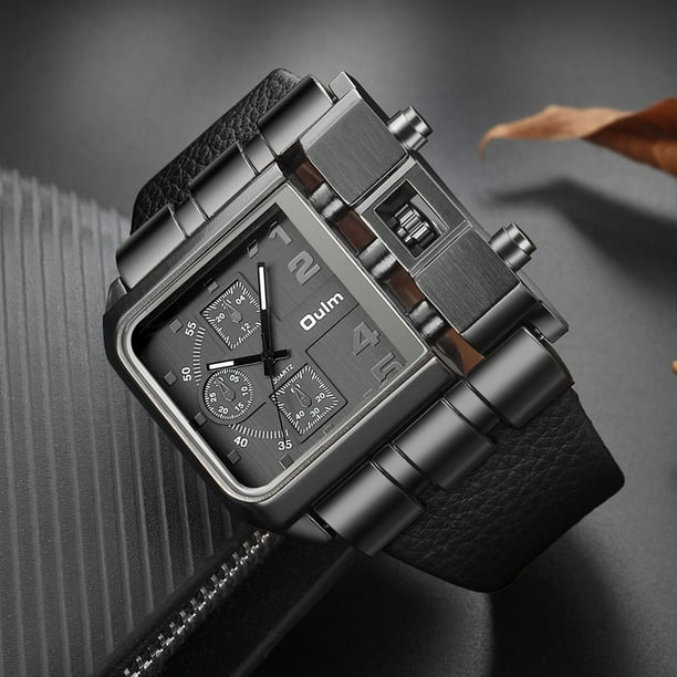 Fashion Rectangle Watch Quartz Movement Casual Wristwatch