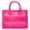 Hot Pink, variant on Fashion Big Capacity Shopping Tote Bag Rubber Silicone Beach Bag