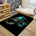 thumbnail image 2 of Alfombras de área de controlador de Gamer, alfombrilla antideslizante para suelo, felpudos, alfombra para corredor de casa, alfombra para dormitorio, alfombrilla de juego para niños de interior y exte, 2 of 4