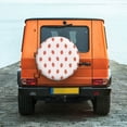 thumbnail image 4 of Haiem Spare Tire Cover , Wheel Cover with Strawberry printed, Camper Spare Tire Cover Fit for Jeep Wrangler Rv SUV Truck Travel Trailer-15 inch, 4 of 8