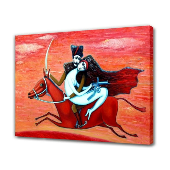 Legend Painting Canvas Poster Bedroom Decor Sports Landscape Office Room Decor Gift,Frame-style,16x24inch(40x60cm)