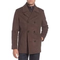 thumbnail image 6 of Kenneth Cole New York Wool Peacoat Medium Brown MD, 6 of 10