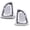 clear, variant on Amber LED Turn Signal Lights Pair Fit For 02-08 KW Kenworth K300 T300 T330 T600