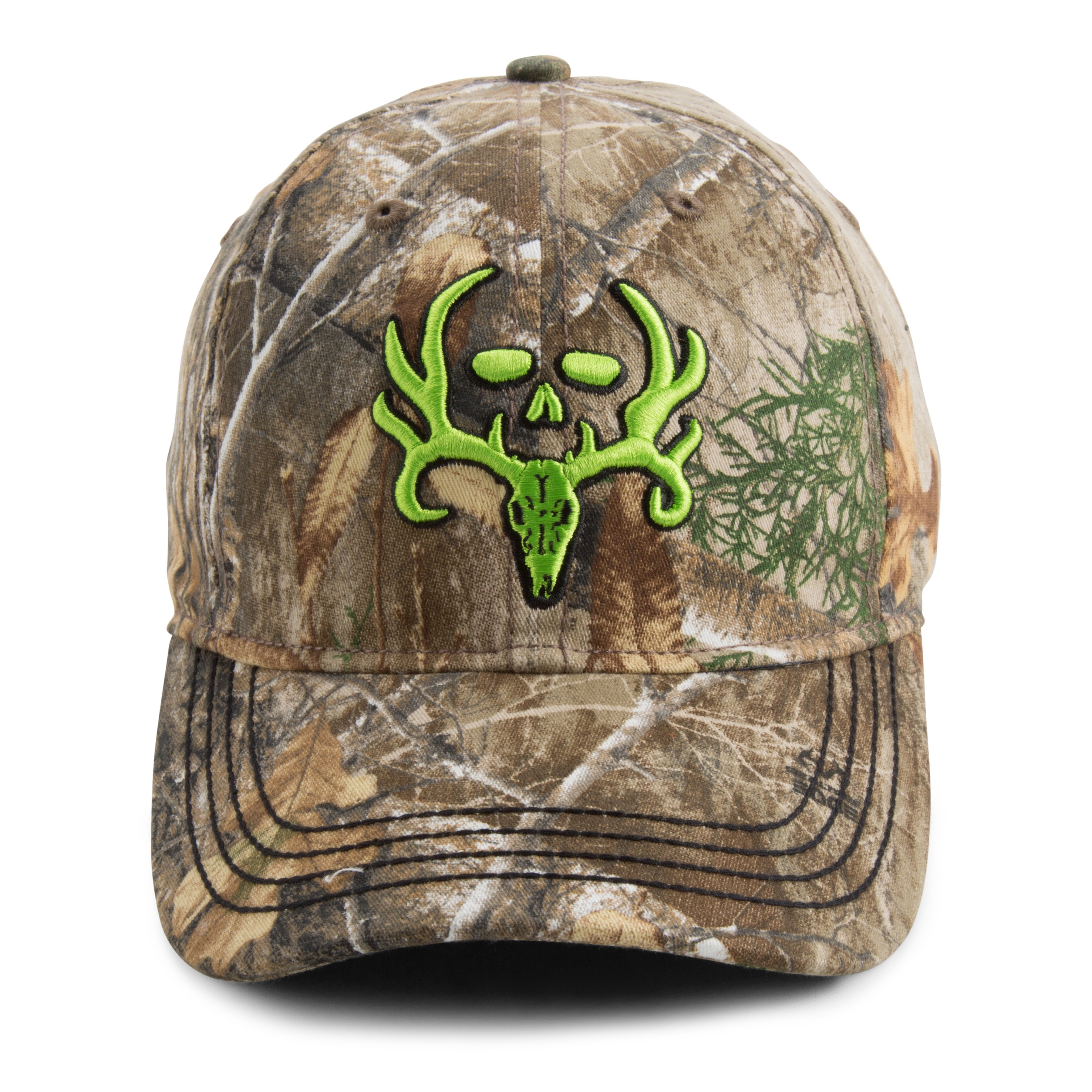 Bone Collector Men's Stretch Logo Cap, Large/XL, Realtree EDGE Camo