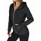 thumbnail image 2 of Sudaderas con Capucha y Cremallera para Mujer, Chaquetas de Forro , Sudaderas de Gran Tamaño, Conjuntos de Moda de Otoño, Suéteres, Ropa de Invierno. Negro L, 2 of 10