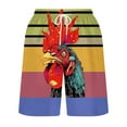 thumbnail image 4 of Mens Quick Dry Shorts Summer Beach Shorts Outdoor Casual Novelty Printed Shorts Athletic Hiking Shorts Multicolor,4XL, 4 of 5