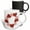 Multicolor, variant on 3drose, Peppermint Poinsettia Wreath, 11oz Two-tone Red Mug