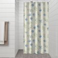 thumbnail image 2 of Pioneer Flower Floral Print Pattern Shower Curtain 36"x72", Bathroom Decorative Shower Curtain Set with 12 Hooks, Waterproof Washable, 2 of 6