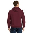 thumbnail image 2 of Sport Tek Adult Male Men Hooded Plain Long Sleeves Sweatshirt Maroon Large, 2 of 6