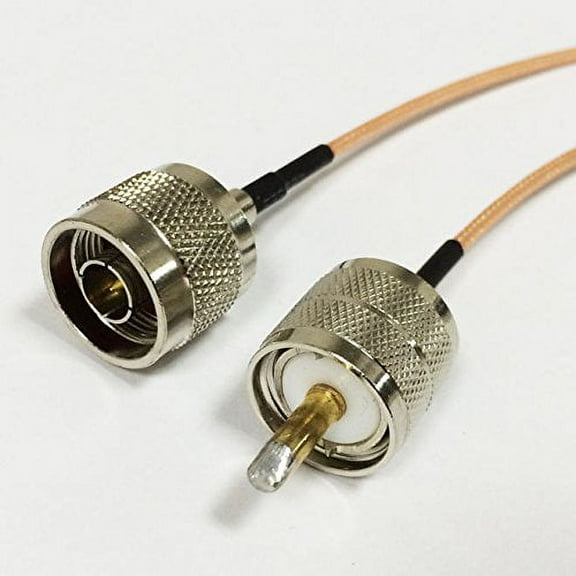 N type male to UHF male PL259 pigtail cable RG316 15cm 6" for ham radio CCTV NEW Good Quality Fast USA Shipping