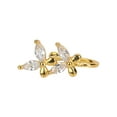 thumbnail image 2 of Opvise Nose Piercing Clip Eye-catching U Shape Copper Cubic Zirconia Multi-style Shiny Ear Cuffs Nose Stud for Daily Wear, 2 of 8