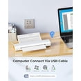 thumbnail image 4 of Impresora portátil inalámbrica Phomemo M08F para viajes, impresora térmica Bluetooth compatible con papel tamaño carta (8,5" x 11"), pequeña, sin tinta, compatible con iOS, Android y portátiles para c, 4 of 5