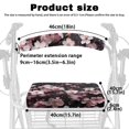 thumbnail image 3 of COEQINE Cherry Blossom Rollator Seat Back Cover Rollator Walker Seat Back Covers Suitable for Parks Walker Seat Set 2 Pack Covers Walker Accessories Easy to Install, 3 of 7