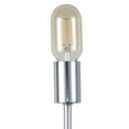 thumbnail image 5 of JONATHAN Y Turing 18.7" 2-Light Metal LED Wall Sconce, Chrome, 5 of 7