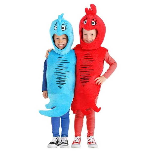 Dr. Seuss Kids Red Fish Costume 